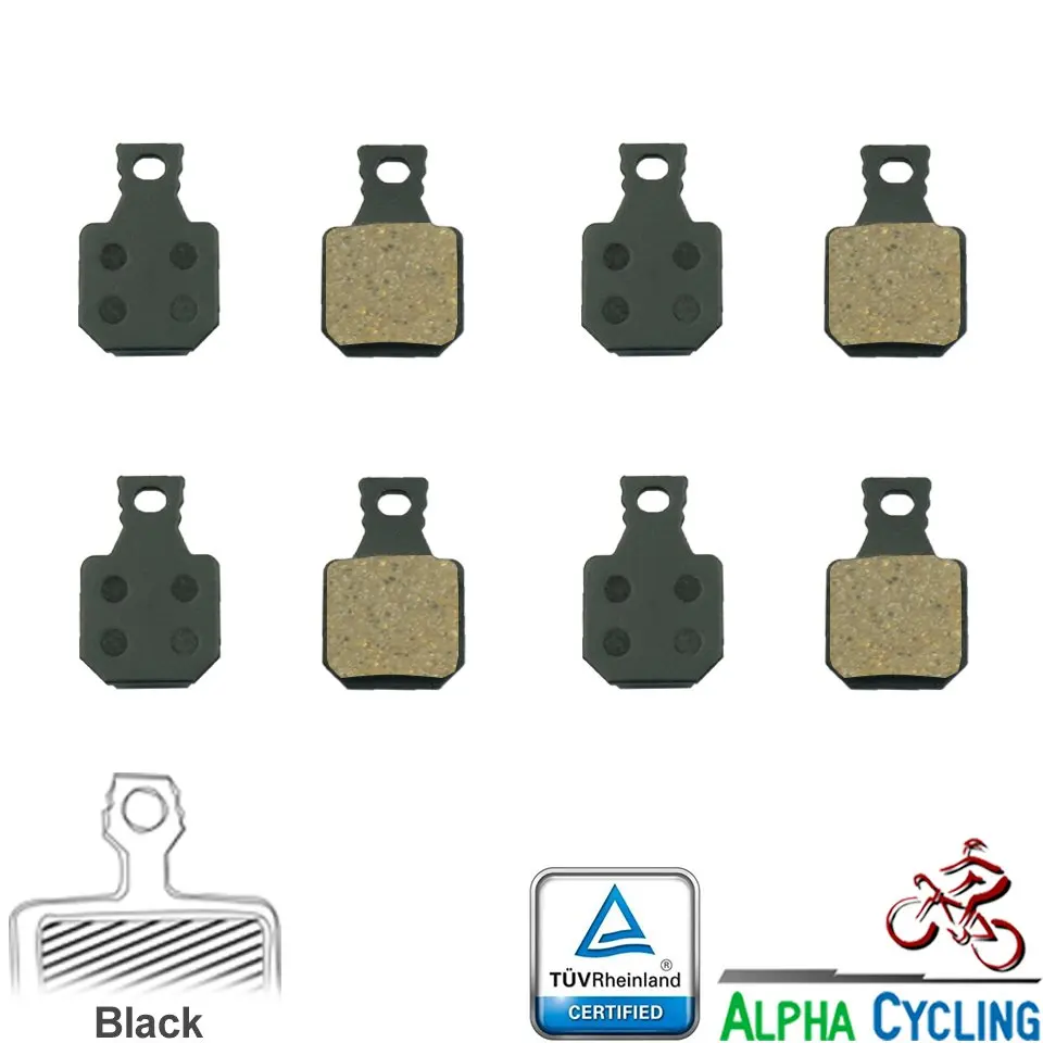 Велосипедные дисковые Тормозные колодки для Magura MT5 MT7 Гидравлический дисковый тормоз, 4 пары для 2 суппорта, черный класс