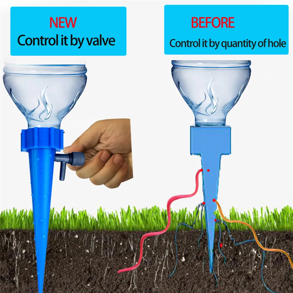 12Pcs Plant Self Watering Adjustable Stakes System Vacation Plant Waterer Self Automatic Watering Spikes droshipping 12Pcs Plant Self Watering Adjustable Stakes System Vacation Plant Waterer Self Automatic Watering Spikes droshipping