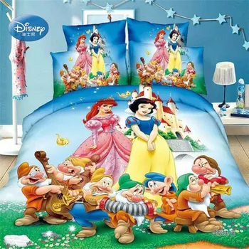 

Disney Bella Rapunzel Cinderella Princess Girl Duvet Quilt Cover Pillowcases 2/3/4 pcs 3D Bedding Set Single Twin Size for Girl