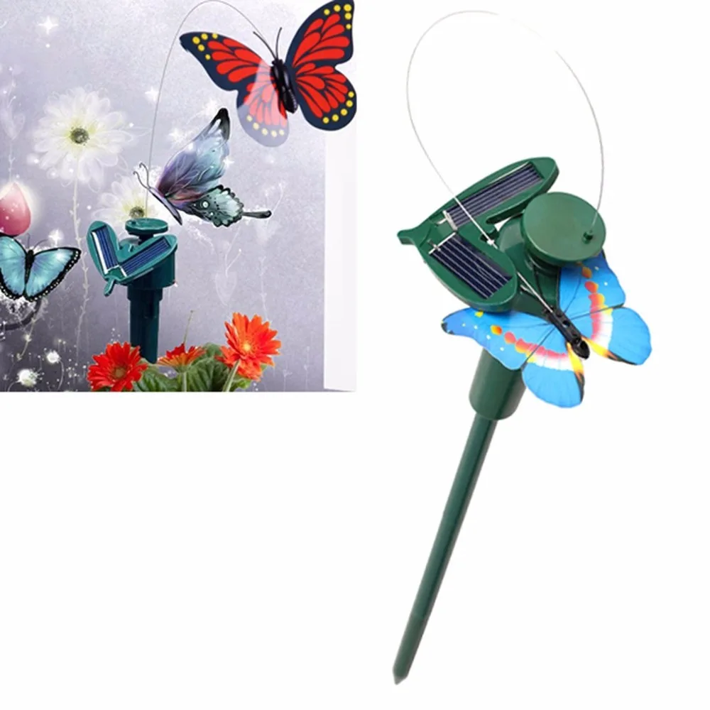 Solar Powered Dancing Flying Butterfly Birthday Gift Toy Balcony Garden Yard Decoration Flying Solar Toys For Children Solar Powered Dancing Flying Butterfly Birthday Gift Toy Balcony Garden Yard Decoration Flying Solar Toys For Children