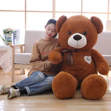 90/110 Cm Soft Scarf Teddy Bear Plush Toys Stuffed Plush Animals Soft Bear Pillow Cushion Toy For Kids Dolls Children Gifts minocool simulation cockroach plush toy insect stuffed plush animals cockroach soft pillow toys children nursery girl gifts