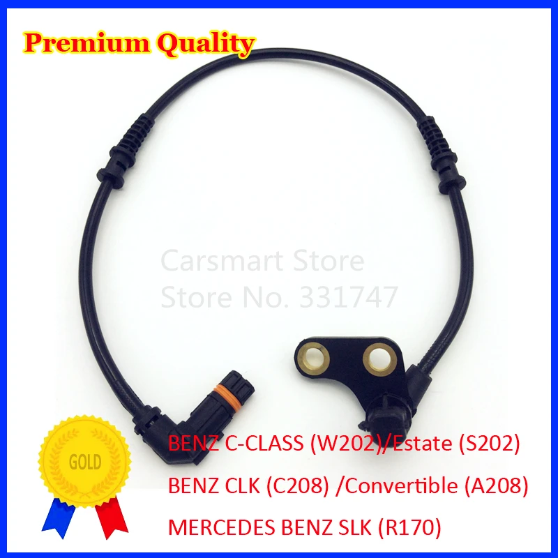 ABS Wheel speed Sensor Front Left for MERCEDES BENZ C CLASS W202 Estate