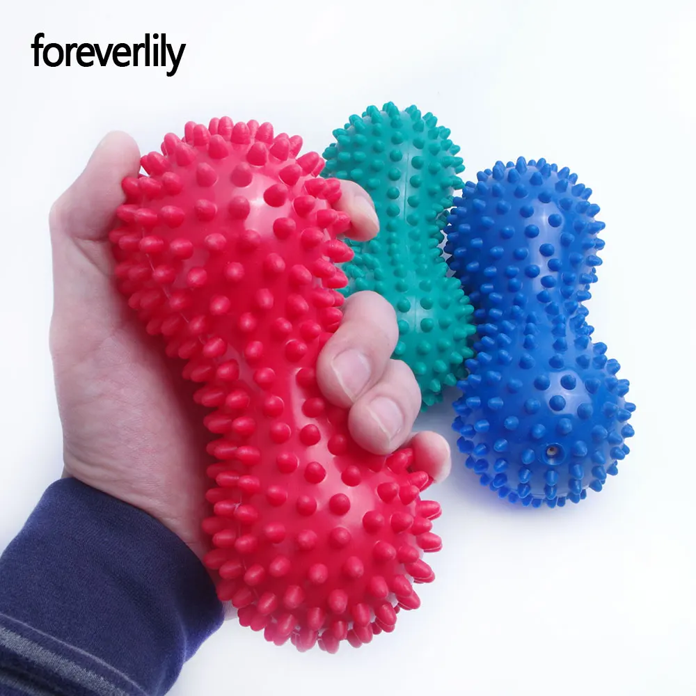 Hot Sale 15 x 7 cm Peanut Massage Ball Roller Soft Reflexology Stress