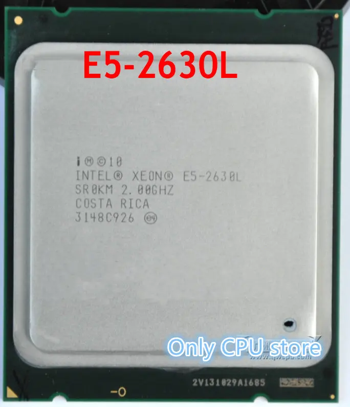 Intel Ксеон E5-2630L e5 2630L 2,0 ГГц LGA2011 разъем 6 ЦП Intel процессора сервера E5 2630L Процессор