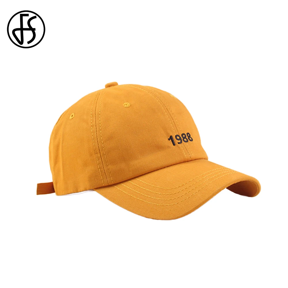 FS зимняя модная Корейская Кепка Регулируемая Snapback Dad шляпа хип-хоп синие желтые