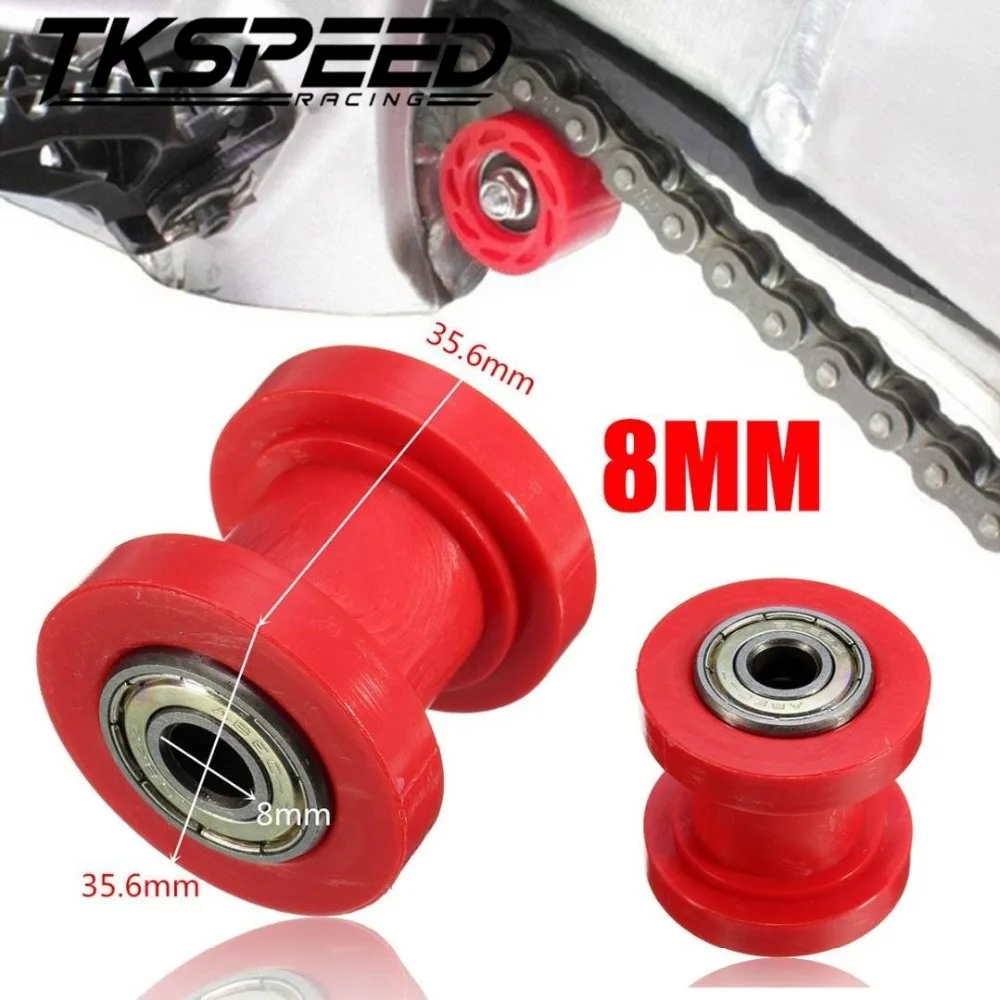 motorcycle motorbike 8mm Chain Roller Tensioner Pulley wheel guide 125 XR CRF 50 KLX110