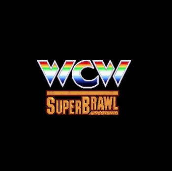 

WCW Super Brawl Wrestling NTSC Version 16 Bit 46 Pin Big Gray Game Card For USA Game Players