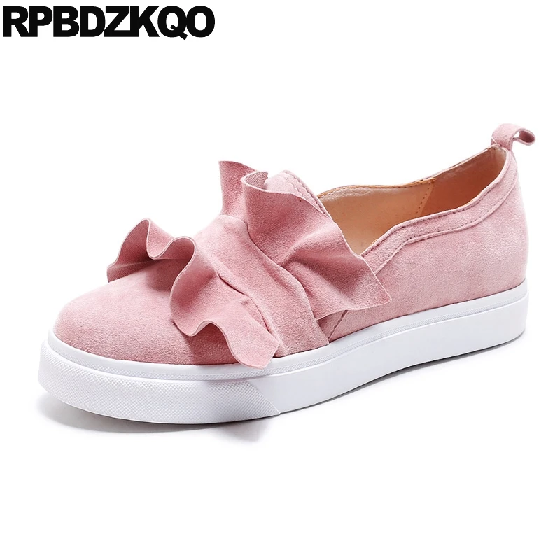 Buy Genuine Leather Creepers Pink Designer Shoes China