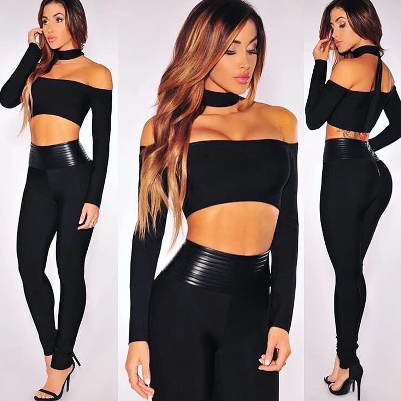

HAGEOFLY 2018 New Bandage Pants Black Fashion Bandage Pants Skinny Slim Bodycon Trousers Women Pantalones Mujer Cintura Alta