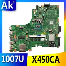 АК для Asus X450CC X450CA материнская плата с 1007U cpu 2 Гб памяти