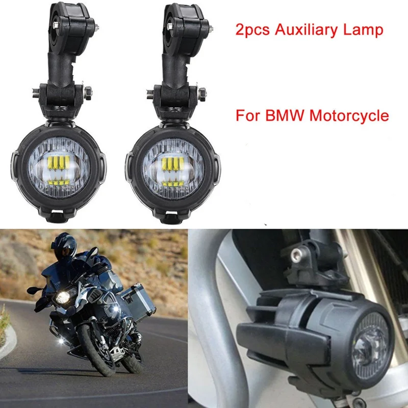 

moto universal led Fog Light 40W LED Auxiliary Fog Light Assemblie Safety Lamp For Motocycle for BMW R1200GS ADV