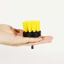 2 дюйма размер желтый Электрический насадка в виде щетки Мощность жесткий очищающий комплект электрическая щетка щеткой чистить для Ванная комната поверхностей дропшиппинг