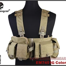 EMERSON UW Gen V Сплит передний нагрудный жилет страйкбол военное снаряжение хаки EM7451G
