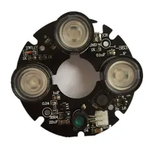 MOOL 3 массив ИК Светодиодный точечный светильник инфракрасный 3x ИК светодиодный щит для камер видеонаблюдения ночного видения(диаметр 53 мм