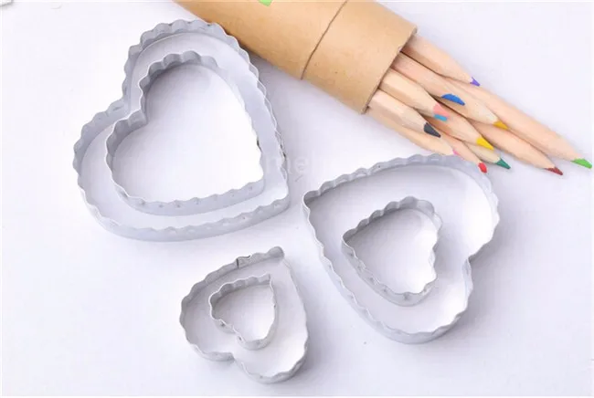 Love Heart Double Cut-out Cutter Set 6 6