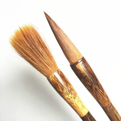 Pincel de Caligrafia Forma de Escova de Escrita Jóias do Erudito Cabelo Fuinha Caligrafia Chinesa Pintura Hopper-em Caneta Quatro