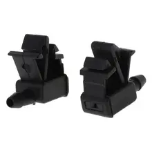 Spray-Nozzle Washer Windscreen Front-Windshield Peugeot Citroen Plastic Car 2pcs 