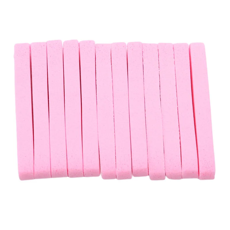 12 шт./компл. Лидер продаж косметический сжатого буфами на рукавах для чистки губка для лица Очищение Губка для мытья для снятия макияжа по уходу за кожей лица - Цвет: pink