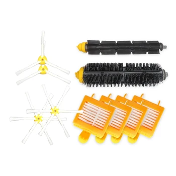 

3-Armed Bristle&Flexible Beater Brush Brush Aero Vac Filters kit for iRobot Roomba 700 Series 700 760 770 780 790 Cleaning Tool