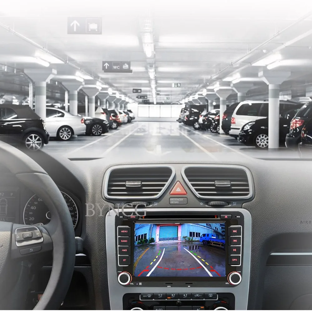 Sale Car Multimedia player 2 Din Car DVD For VW/Volkswagen/Golf/Polo/Tiguan/Passat/b7/b6/SEAT/leon/Skoda/Octavia Radio GPS DAB 14