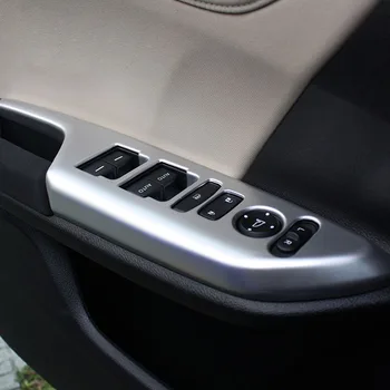 

Interior Matte 4PCS Door Window Holder Switch Trim For Honda Civic 10th Gen 4DR 2016 2017