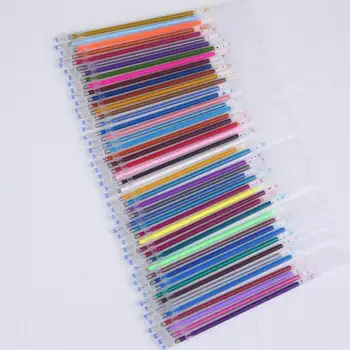 

12 24 36 48 Colors/Pack Flash Ballpint Gel Pen Highlight Refill Color Full Shinning Refill Painting Pen Drawing Color Pen Ink