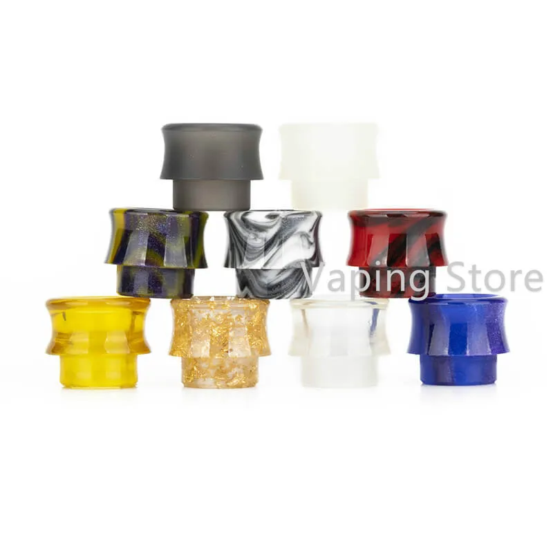 

16mm Wide Bore Recurve Delrin 810 Drip Tip for VandyVape Mesh 24/KAEES Solomon 3 RTA/Wotofo Flow Pro/Wismec KESTREL RDTA