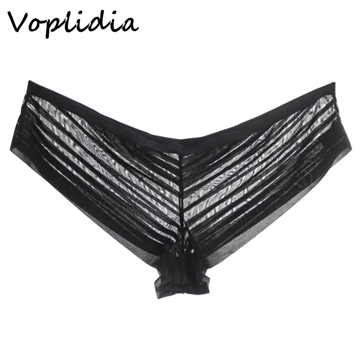 4XL ~ S Voplidia плюс размер нижнее белье больших размеров женские прозрачные трусики