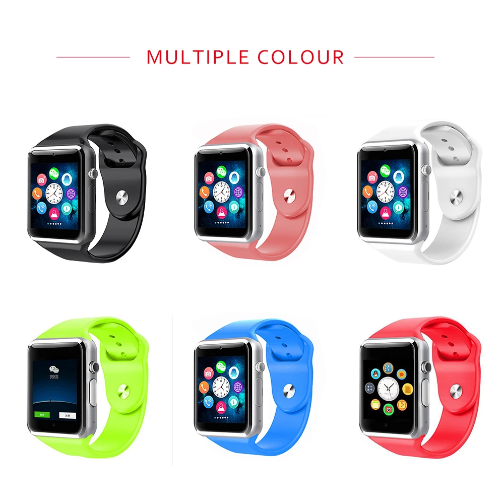 

A1 Bluetooth Smart Watch with Camera 2G SIM TF Card Slot Smartwatch Phone For iPhone Android Smartphone Russia T15