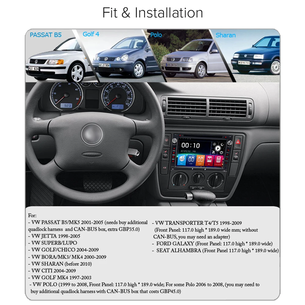 Perfect A-Sure 2 Din Car Auto Radio DVD Player GPS Navigation For Volkswagen VW PASSAT B5 JETTA BORA TRANSPORTER T5 GOLF 4 SHARAN SEAT 2 Perfect A-Sure 2 Din Car Auto Radio DVD Player GPS Navigation For Volkswagen VW PASSAT B5 JETTA BORA TRANSPORTER T5 GOLF 4 SHARAN SEAT 2