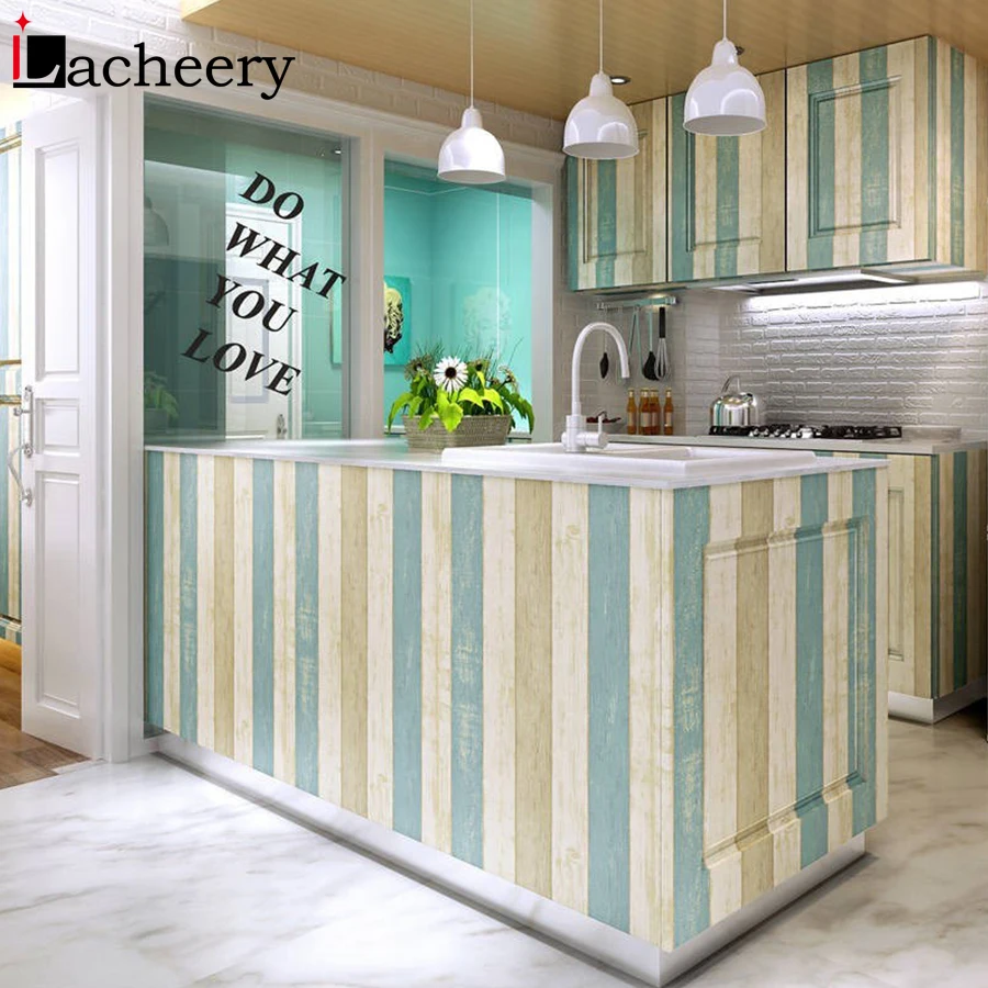 

30cm Width Vinyl Waterproof Decorative Film Self Adhesive Wood Contact Paper Cupboard Desk Stickers Living Room Decor Wallpaper