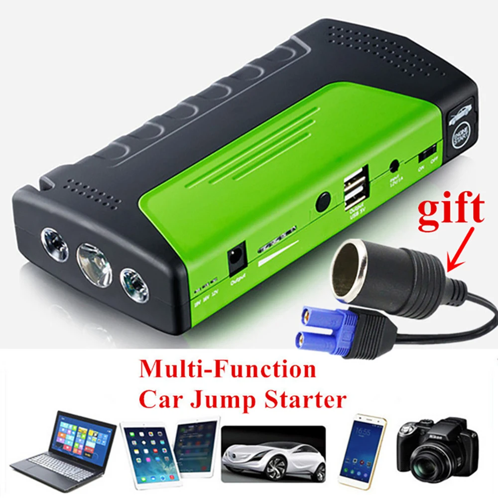 Mini Emergency Starting Device Car Jump Starter 12V Portable Power Bank Car Charger for phone battery starter Starting Device