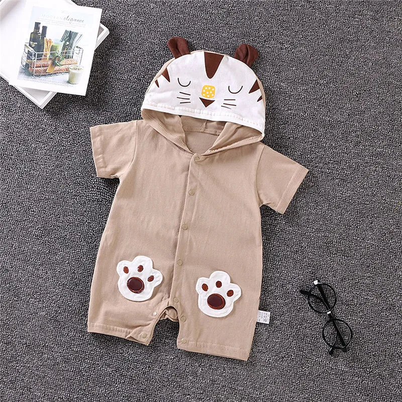 The new fashion cute design Newborn Baby Boy Girls Cartoon Infant Rompers Jumpsuit Outfits Clothes  (14)