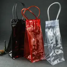 200 шт. ПВХ вино пиво шампанское питья охладитель напитков мешок бутылки вина льда мешок ведро для вечеринок практические открытый SN1847