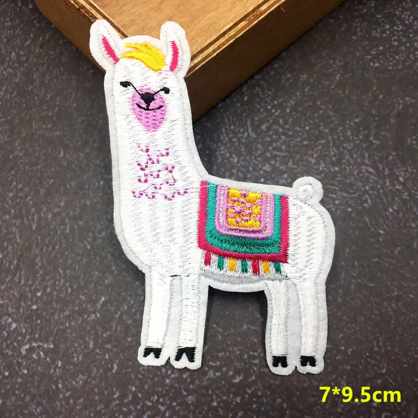 Нашивки с аппликацией llama Alpaca нашивки утюгом на рубашке трикотажная кепка
