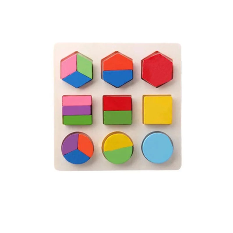 Wooden Geometric Shapes Puzzle Sorting Math Montessori Preschool Learning Educational Game Math Toys for Children Christmas Gift Wooden Geometric Shapes Puzzle Sorting Math Montessori Preschool Learning Educational Game Math Toys for Children Christmas Gift