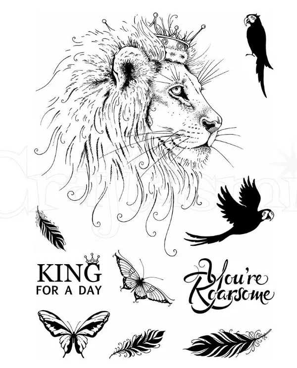 

Lion Transparent Clear Stamp for DIY scrapbooking seal Card Making C71