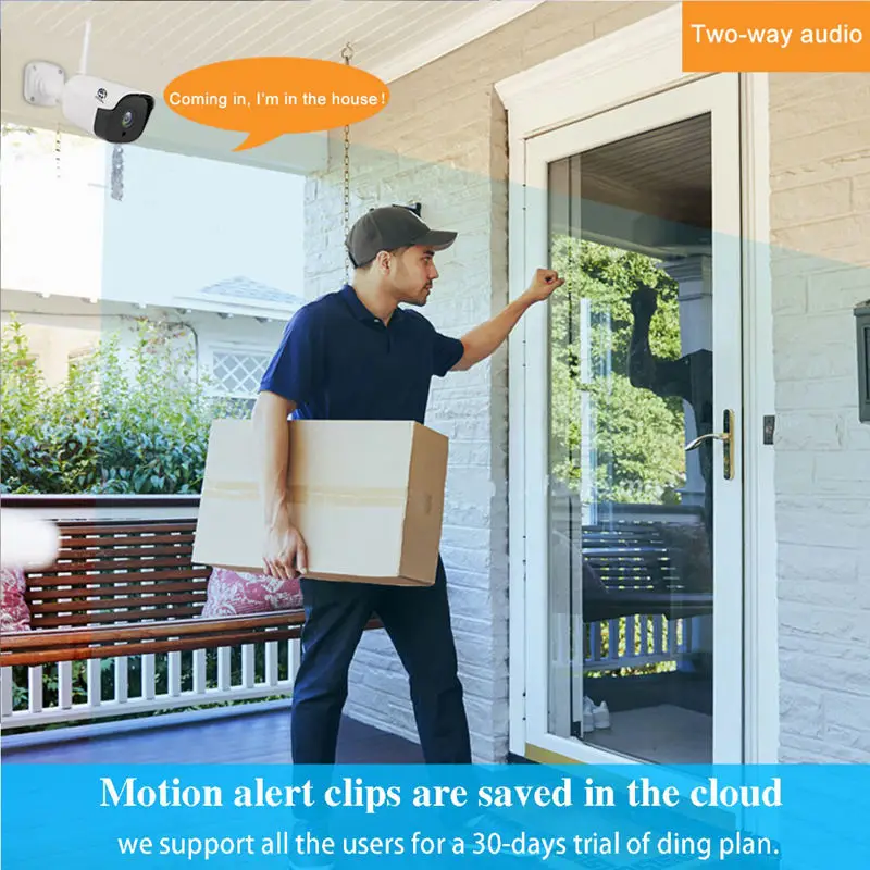 Two-Way 1080P Wifi Wireless Ip Camera Security Home Network Video Surveillance Night-Vision Smart Monitor CCTV camera