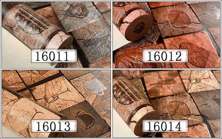 Dcohom Vintage Wooden Brick 3D Wallpaper For Bedroom Living Room Restaurant Background Walls Decor Vinyl Wall Paper Rolls Dcohom Vintage Wooden Brick 3D Wallpaper For Bedroom Living Room Restaurant Background Walls Decor Vinyl Wall Paper Rolls