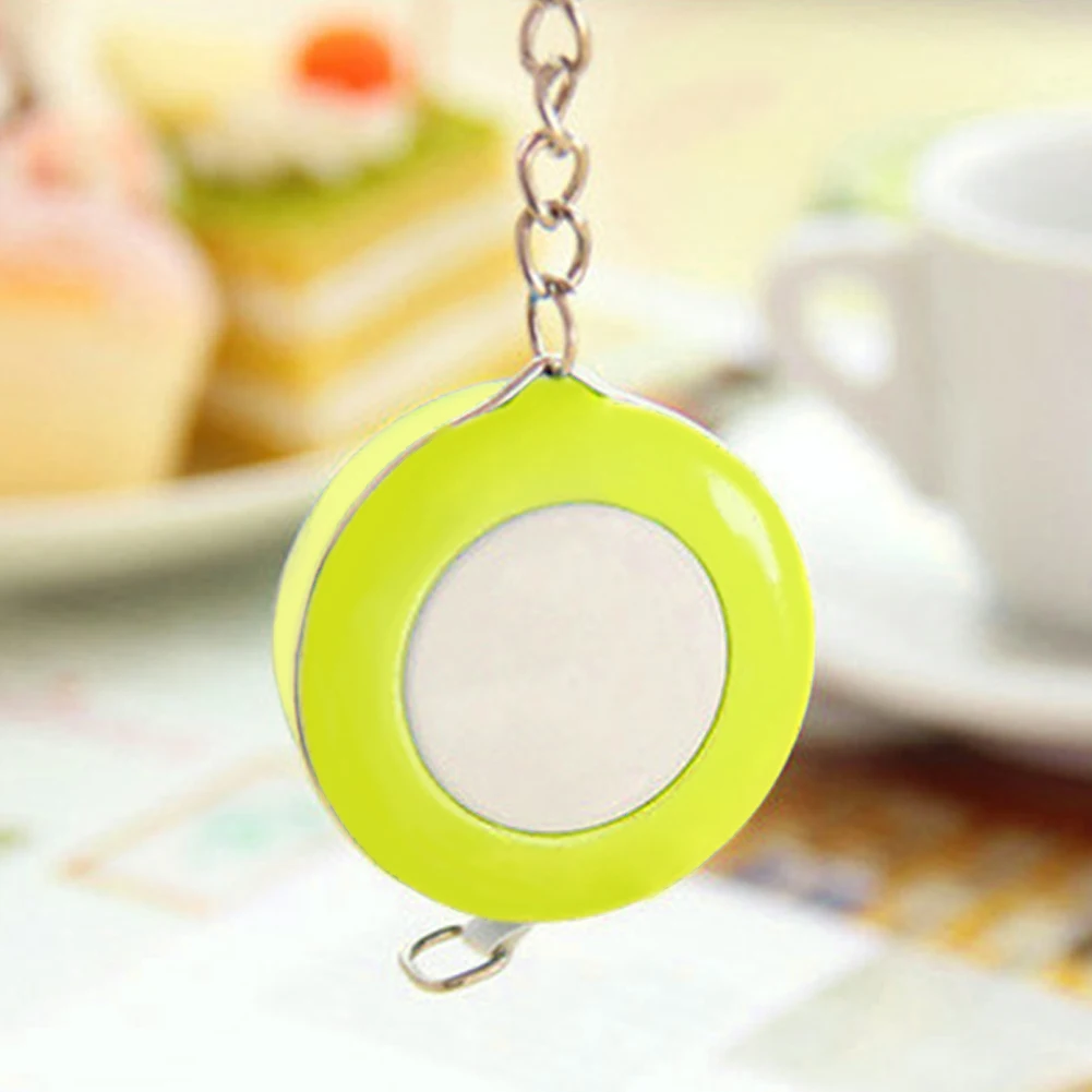 

New Candy Color Keychain Tape Measure 1.5 Meters Quantity Clothing Size Tape Measure Small Tape Measure