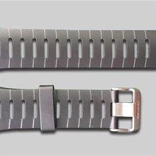 22 мм черный силиконовый резиновый ремешок для часов водонепроницаемый спортивный ремешок для наручных часов Spovan SPV709 SPV710