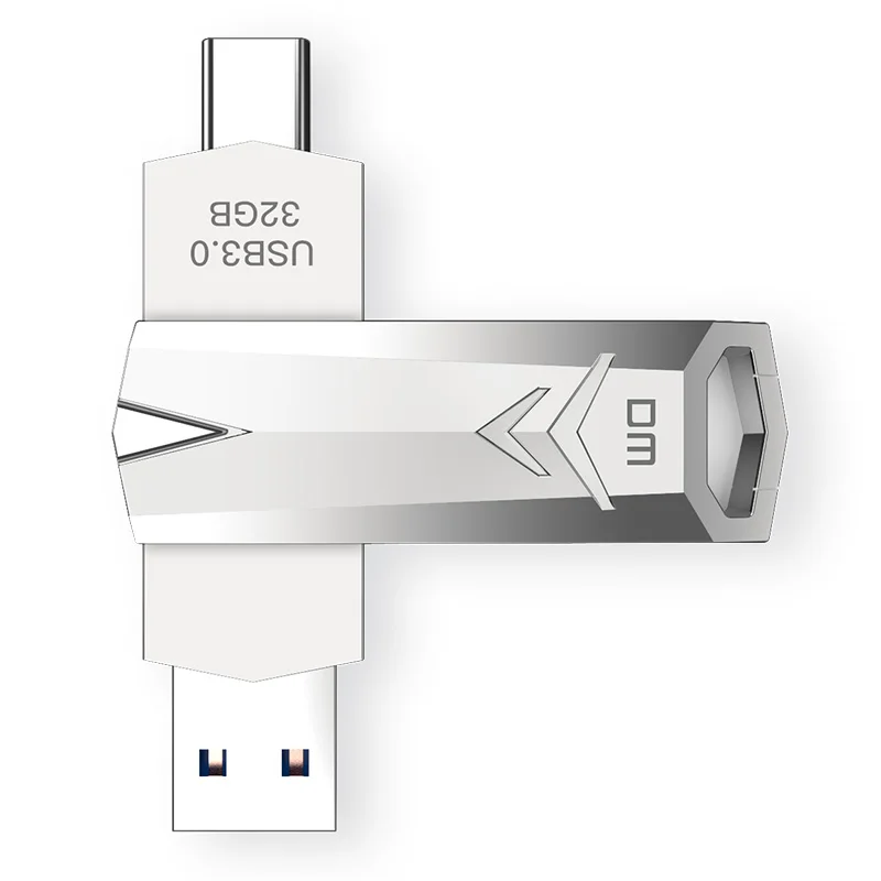 DM PD098 USB Flash Drive 32GB OTG Metal USB 3.0 Pen Drive Key USB flash type c High Speed pendrive Flash Drive Memory usb stick