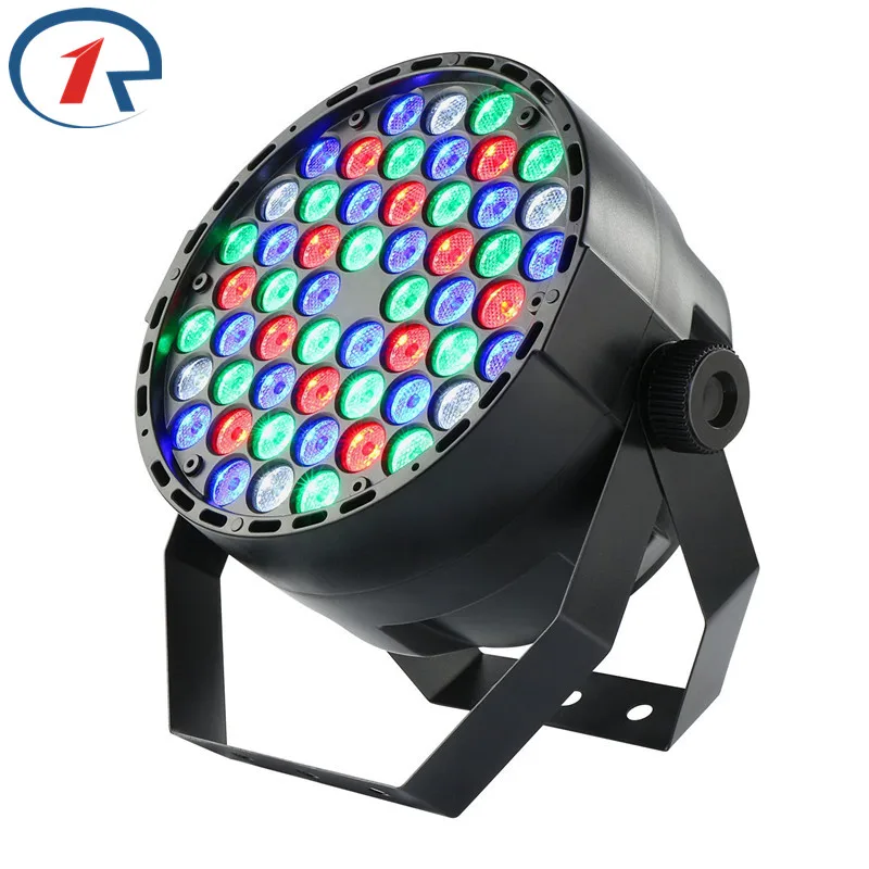 

ZjRight 60W Fullcolor 54LED Par lights DMX512 Sound concert Dyeing effect stage light bar dj disco Large concert effect light