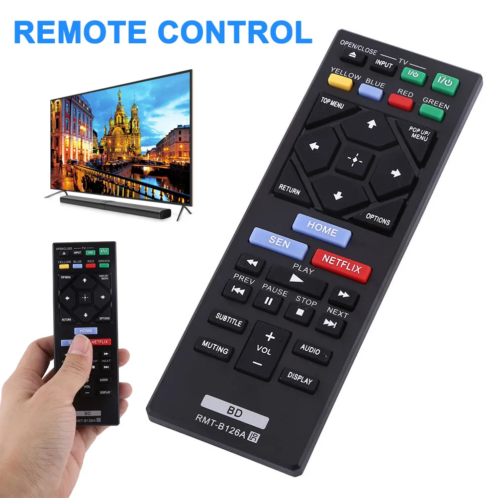 1 шт. пульт дистанционного управления Замена RMT B126A прочный для Sony DVD Blu Ray плеер