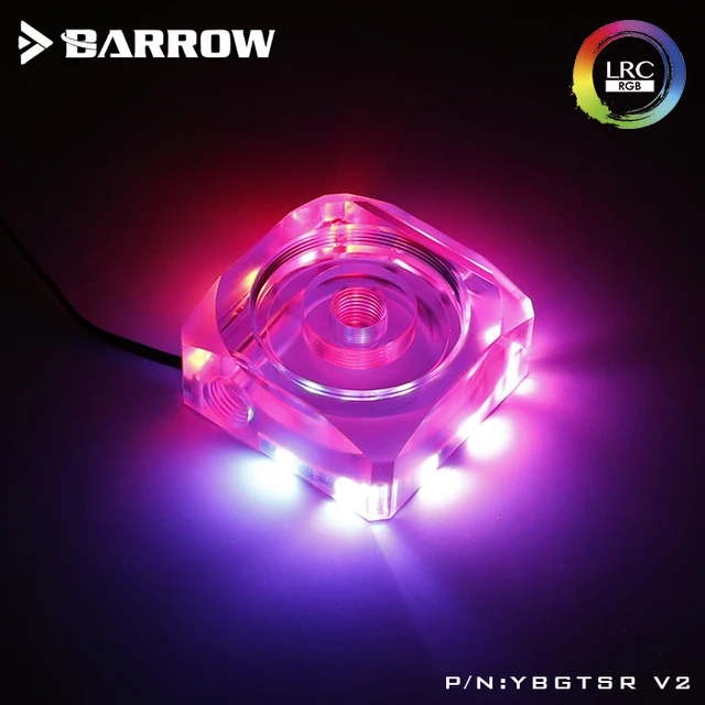 Special Offers Barrow YBGTSR-V2, LRC RBG v2 Acrylic Pump Threaded Top,For 17W/DDC Pump, Can Install The Reservoir Component Or Work Independent