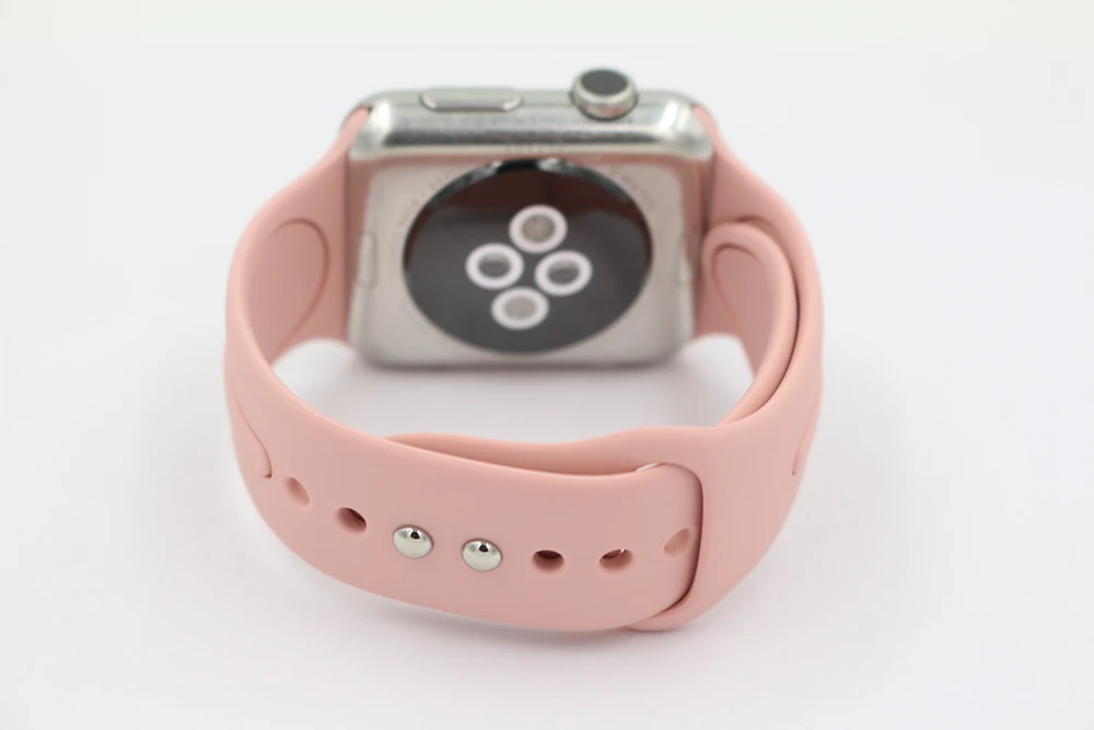 URVOI Sport band for apple watch series 1 2 Ultraman silicone strap for iWatch with pin and tuck closure single workout color11