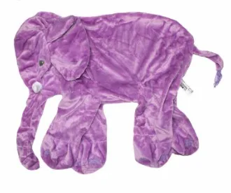 Гигантский слон кожи Плюшевые игрушки нет PP, из материала на основе хлопка и плюша животных мягкие плюшевые слон детская спальная Подушка Детские игрушки 33/40/60 см - Цвет: Purple 40cm