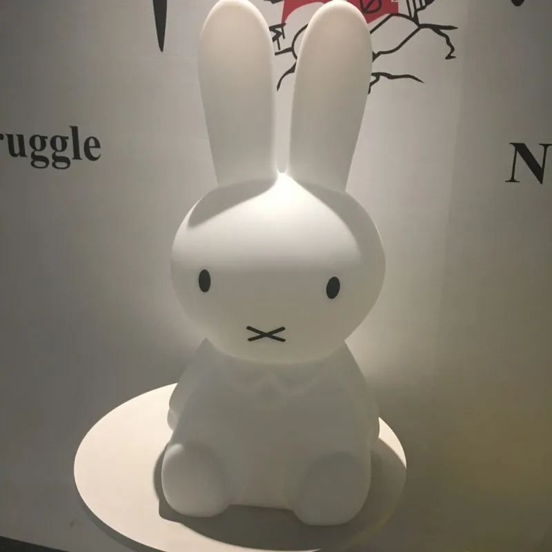 

Cartoon Brown Bear Rabbit 7 Color/Warm Light LED Dimmable Night Light Bedroom Decoration Bedside Lamp Kids Holiday Gifts