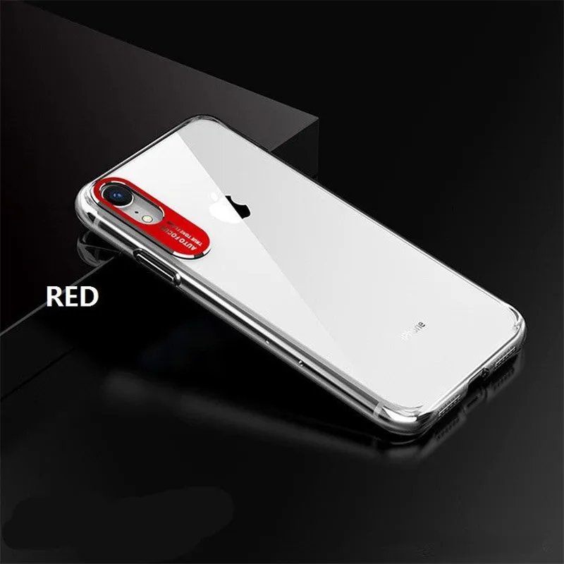 

Auto Focus Camera Protector Phone case For iPhone 6S 6 7 8 Plus Clear Shockproof PC+TPU Cover For iPhone X XS MAX XR Coque Funda