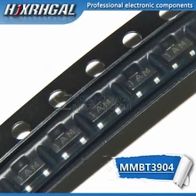 100 pces mmbt3904 sot23 3904 sot 2n3904 smd sot-23 1 am novo transistor hjxrhgal
